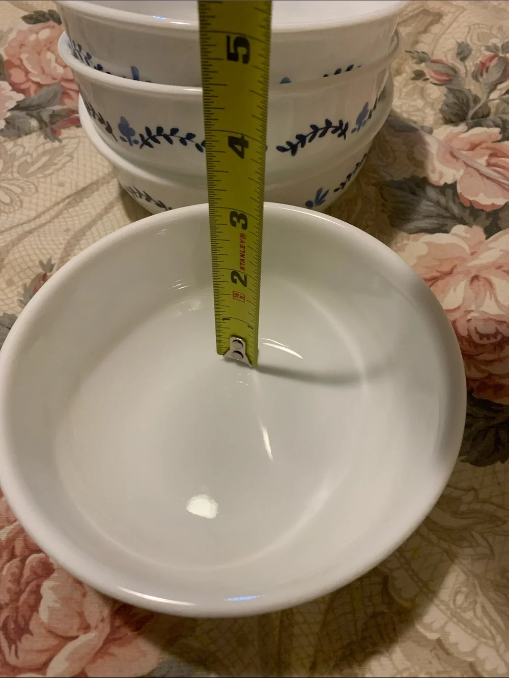 Corelle “Portofino” cereal/soup Bowls  - Set of 4